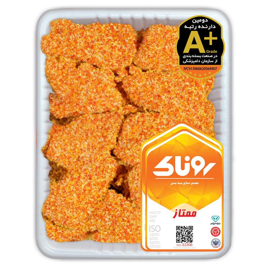 شنیسل مرغ با آرد ۹۰۰ گرم کشتار روز